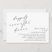 Alles Gute nach dem Abendessen und Tanzen Einladung (Vorderseite)