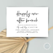 Alles Gute nach dem Brunch, nach der Hochzeit Einladung