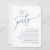 Alles Gute nach dem Empfang Abendessen und Tanzen Einladung (Vorderseite)