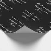 Alles Gute nach dem Muster für sie Geschenkpapier (Ecke)