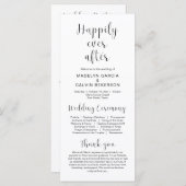 Alles Gute nach dem Programm der modernen Hochzeit (Vorne/Hinten)