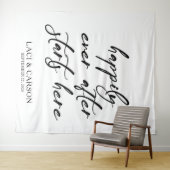 "Alles Gute nach dem Start hier" Hintergrund der H Wandteppich (Beispiel (Horizontal))