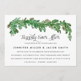 Alles Gute nach der Hochzeit im Grünen Einladung