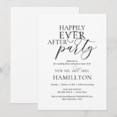 Alles Gute nach Hochzeit, Abendessen und Party Einladung (Vorne/Hinten)