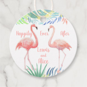 Alles Gute nach - Märchen für zwei Flamingo Geschenkanhänger