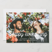 Alles Gute Retro Vintages Foto Feiertagskarte (Vorderseite)