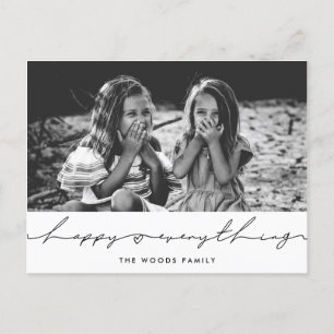 Alles Gute über das moderne, handgeschriebene Holi Postkarte