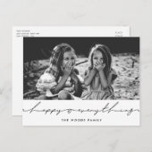 Alles Gute über das moderne, handgeschriebene Holi Postkarte (Vorne/Hinten)