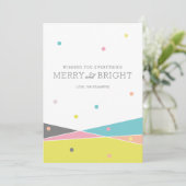 Alles Gute und Helle Feiertagskarte (Stehend Vorderseite)