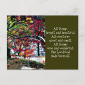 Alles Gute und Schönes Postkarte (Vorderseite)