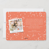 Alles Gute Weiß Lässiges Script Einfaches Foto Feiertagskarte (Rückseite)