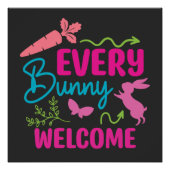Alles Gute zu Ostern. Blumen Poster (Vorderseite)