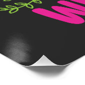 Alles Gute zu Ostern. Blumen Poster (Ecke)