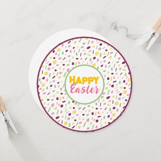 Alles Gute zu Ostern. Einladung (Vorderseite/Rückseite Beispiel)