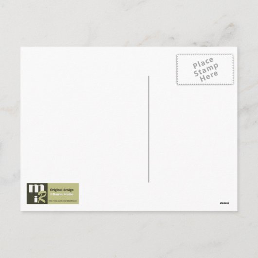 Alles Gute zu Ostern. Fine Art Postkarten (Rückseite)