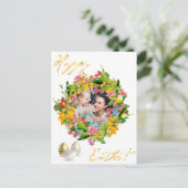 Alles Gute zu Ostern. Ihr Foto. Personalisiere. Postkarte (Stehend Vorderseite)