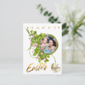 Alles Gute zu Ostern. Ihr Foto. Personalisiere. Postkarte (Stehend Vorderseite)