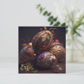 Alles Gute zu Ostern. Magische Ostereier Einladung (Stehend Vorderseite)