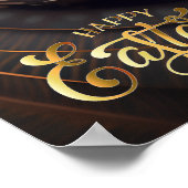 Alles Gute zu Ostern. Magische Ostereier Poster (Ecke)