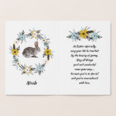 Alles Gute zu Ostern. Osterhase Folienkarte (Innenseite)