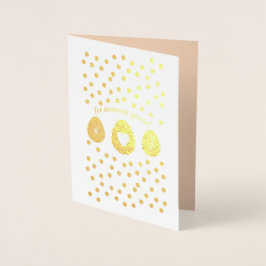 Alles Gute zu Ostern. Osterhase Folienkarte