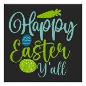 Alles Gute zu Ostern. Ostern Poster (Vorderseite)