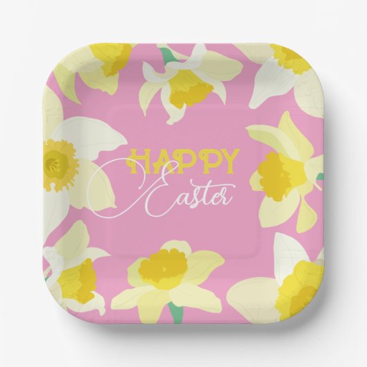 Alles Gute zu Ostern. Pappteller (Vorderseite)