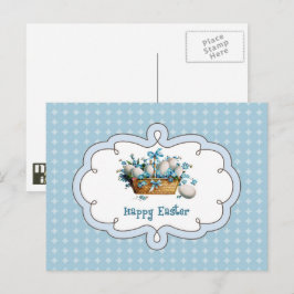 Alles Gute zu Ostern. Vintager Designoster Feiertagspostkarte