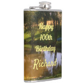 Alles Gute zum 100. Geburtstag Flachmann (Rechts)