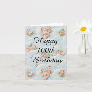 Alles Gute zum 100. Geburtstag. Karte
