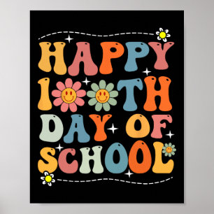 Alles Gute zum 100. Schullehrertag Schüler 100 da Poster