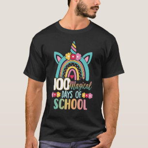 Alles Gute zum 100. Schulrenbow Unicorn 100 Magi T-Shirt