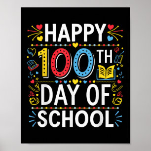 Alles Gute zum 100. Schultag 100 Schultage Poster