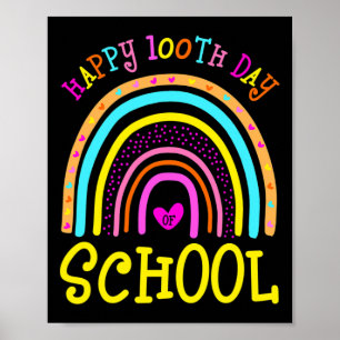 Alles Gute zum 100. Schultag 100 Tage Brickermädch Poster
