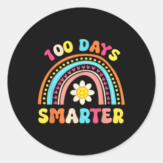 Alles Gute zum 100. Schultag 100 Tage klüger Runder Aufkleber