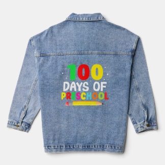Alles Gute zum 100. Schultag 100 Tage Preschool T Jeansjacke