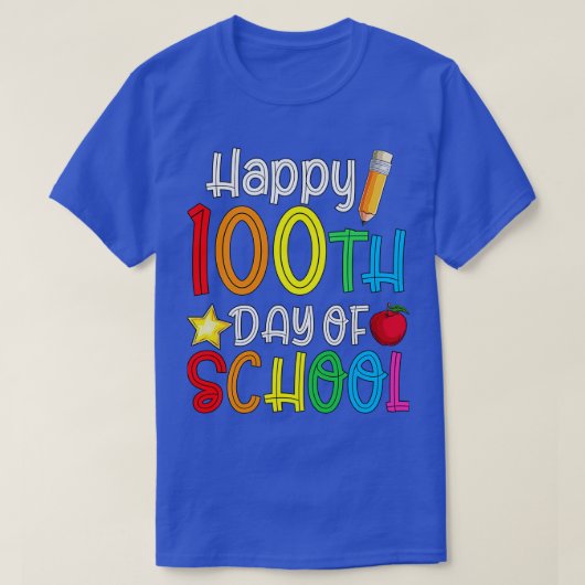 Alles Gute zum 100. Schultag 42 T-Shirt (Design vorne)