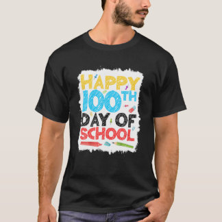 Alles Gute zum 100. Schultag Funny für Lehrer Stud T-Shirt
