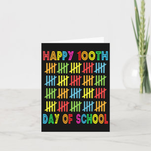 Alles Gute zum 100. Schultag Geschenk 100 Tage Karte