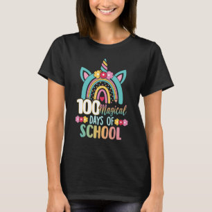 Alles Gute zum 100. Schultag Unicorn 100 magische T-Shirt