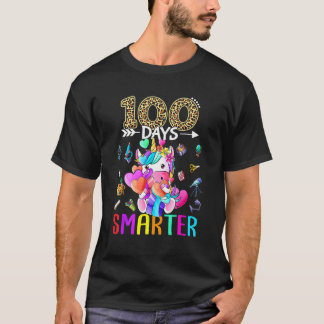 Alles Gute zum 100. Schultag Unicorn Kindermädchen T-Shirt