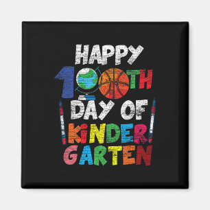 Alles Gute zum 100. Tag des Kindergartens Niedlich Magnet