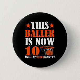 Alles Gute zum 10. Geburtstag 10 Jahre alt Bysketb Button