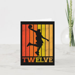 Alles Gute zum 12. Geburtstag Dekorationen für Boy Karte