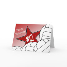 Alles Gute zum 12. Geburtstag, Volleyball Star!