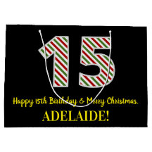 Alles Gute zum 15. Geburtstag & Frohe Weihnachten,