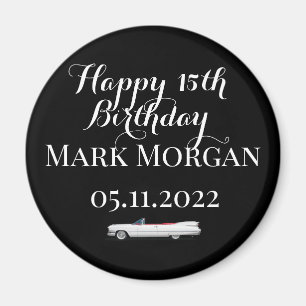 Alles Gute zum 15. Geburtstag Junge Gastgeschenk S Magnet