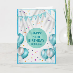 Alles Gute zum 16. Geburtstag Karte
