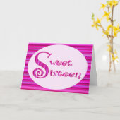 Alles Gute zum 16. Geburtstag Karte (Gelbe Blume)