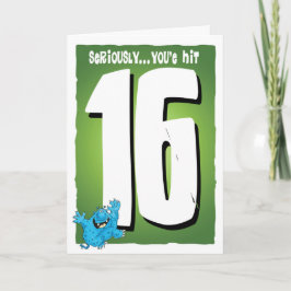 Alles Gute zum 16. Geburtstag Karte